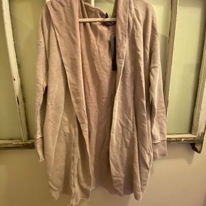 Oversized athleisure cardigan